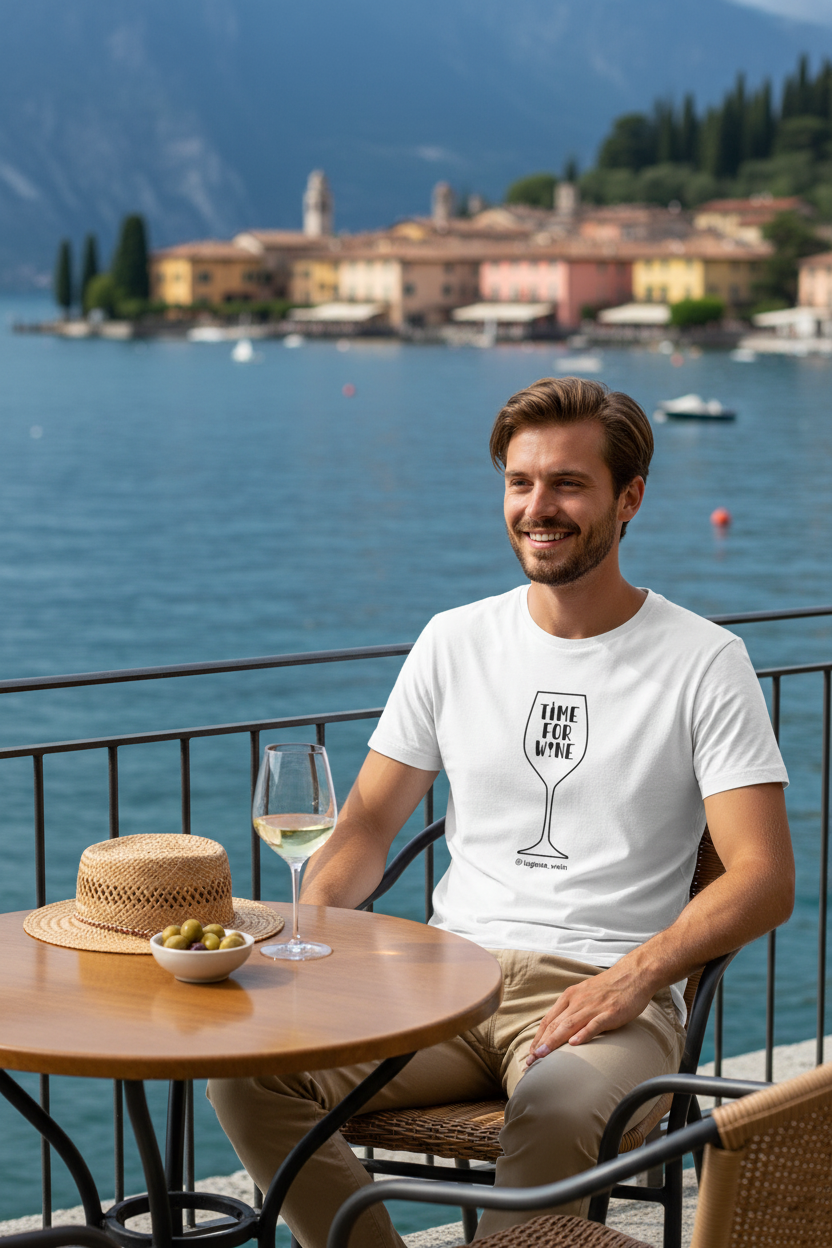 Herren Time for Wine T-Shirt