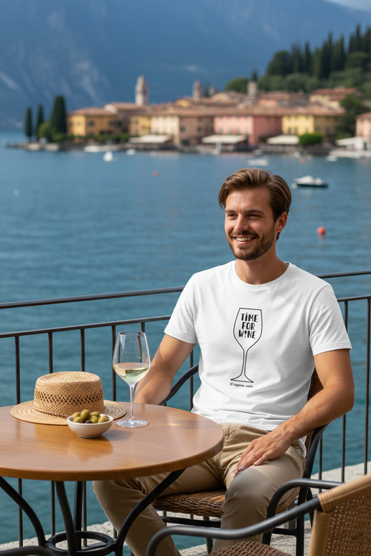 Herren Time for Wine T-Shirt