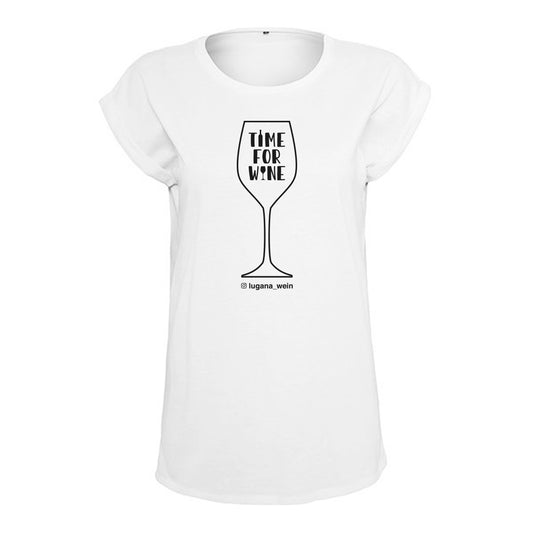 Damen T-Shirt mit Weinglas